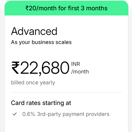 Shopify Advanced Plan