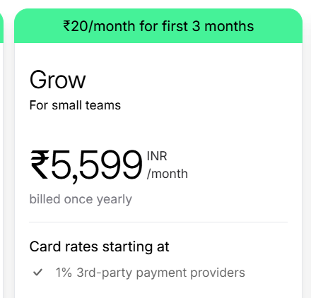Shopify Grow Plan