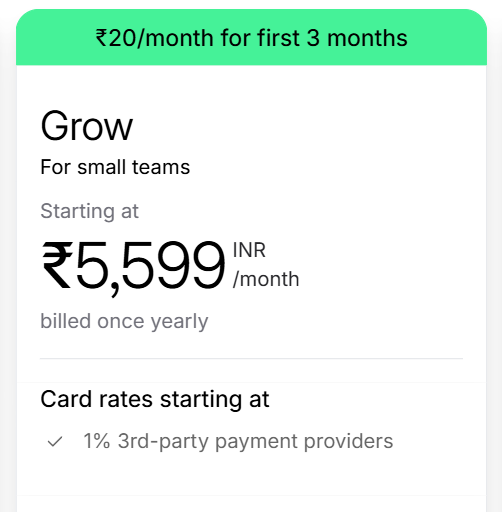 Shopify Grow Plan
