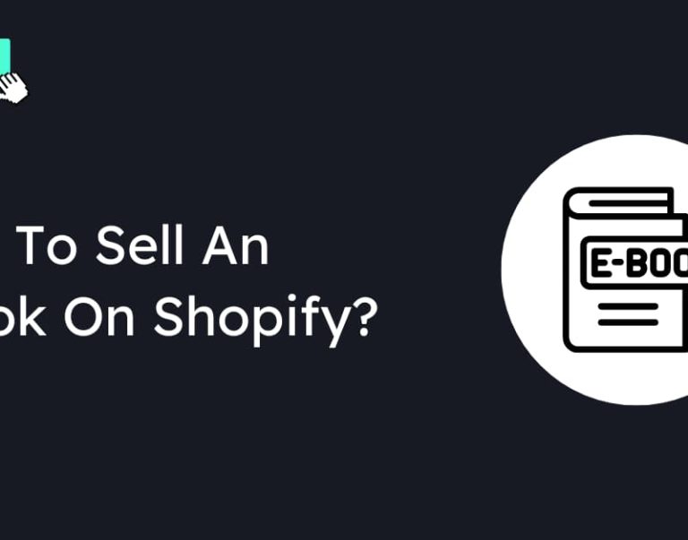 How To Sell An eBook On Shopify